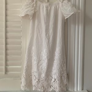 Madewell off the shoulder dress